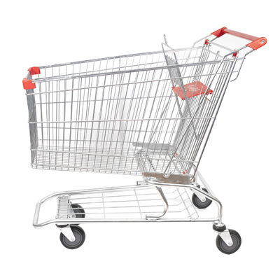 kupować Koszyk z ocynkowanej siatki metalowej Supermarket Koszyk 210L Super duża pojemność online manufacture