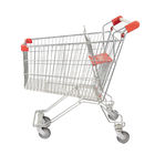 125L Large Capacity Russian Style Supermarket Steel Handcart Grocery Store High-Quality Cart Wholesale