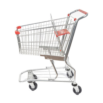 acheter Caddies en acier galvanisés par métal d'Americana de caddie de supermarché 60L online manufacture