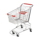 Metal Galvanized Supermarket Steel Shopping Cart Americana Shopping Carts 60L