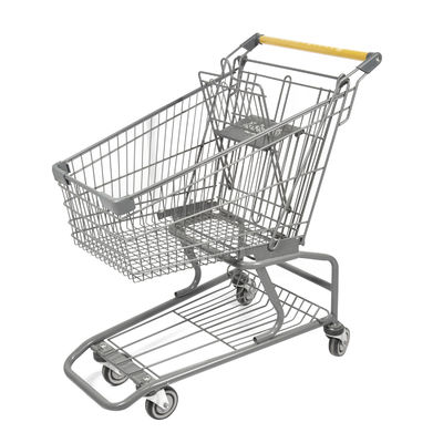 comprar carretilla americana de las compras de la venta al por menor del estilo del carro de la compra de acero de acero de 60L Q195 online manufacture