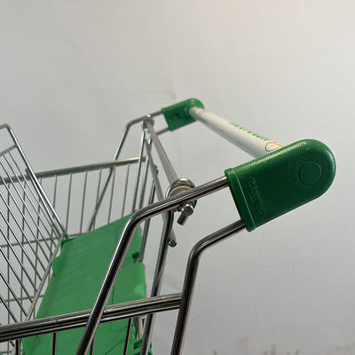 Q195 210L Russian Trolley Asian Standared Type Supermarket Shopping Cart Grocery Shopping Trolley