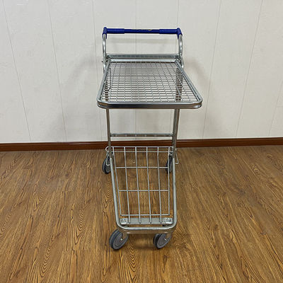 Transport Housekeeping Trolleys Tally Of Cargo Lightweight Folding Heavy Duty Warehouse Trolley