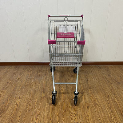 125L Retail Galvanised European Market Extended Length Supermarket Trolley