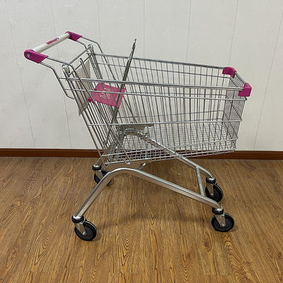 125L Retail Galvanised European Market Extended Length Supermarket Trolley