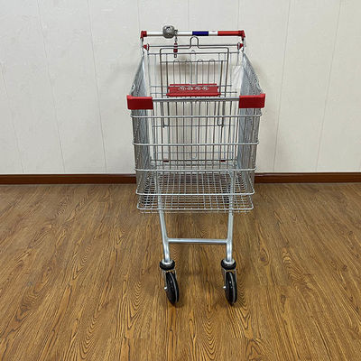 240L Convenience Store Galvanized European Market Supermarket Shopping Trolley
