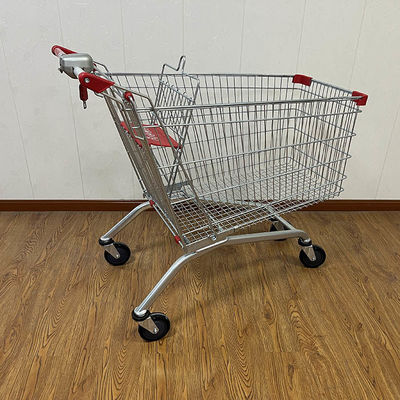 240L Convenience Store Galvanized European Market Supermarket Shopping Trolley