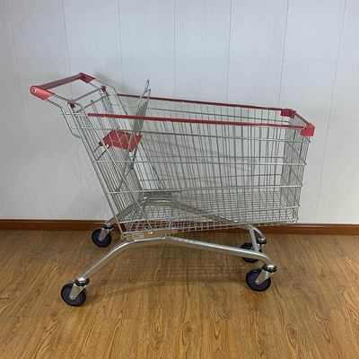 240L Convenience Store CE Certificate Elevator Wheel Steel Shopping Cart
