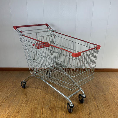 240L Convenience Store CE Certificate Elevator Wheel Steel Shopping Cart