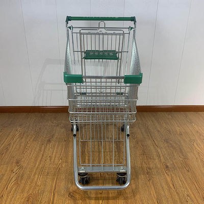 100L Grocery Store Rolling Trolley American Style Supermarket Shopping Trolley