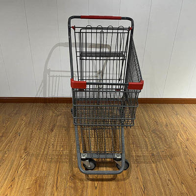 America 4 Wheel Rolser Promotional Hand Push Shopping Trolley Metal Shopping Trolley