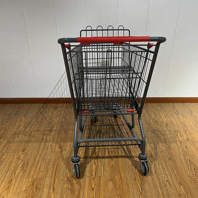 America 4 Wheel Rolser Promotional Hand Push Shopping Trolley Metal Shopping Trolley