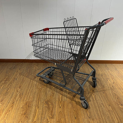 America 4 Wheel Rolser Promotional Hand Push Shopping Trolley Metal Shopping Trolley