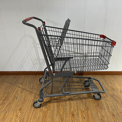 America 4 Wheel Rolser Promotional Hand Push Shopping Trolley Metal Shopping Trolley