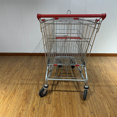 180L General store Supermarket Trolleys American style Supermarket Shopping Trolley with 5 inch wheels