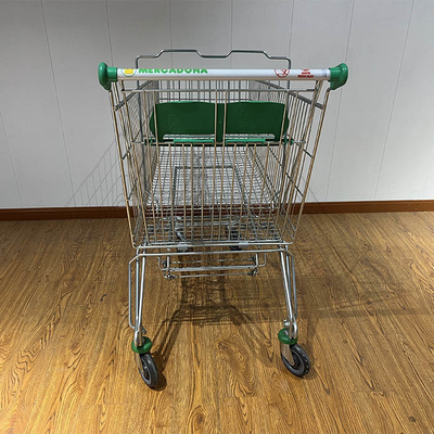 210L Russian Trolley Asian Standared Type Supermarket Shopping Cart Grocery Shopping Trolley