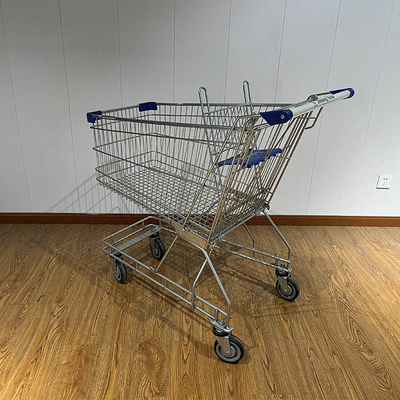 180L Australian Type Regular Various Supermarket Trolley Best-selling with Gray Plastic and 5'' Wheels