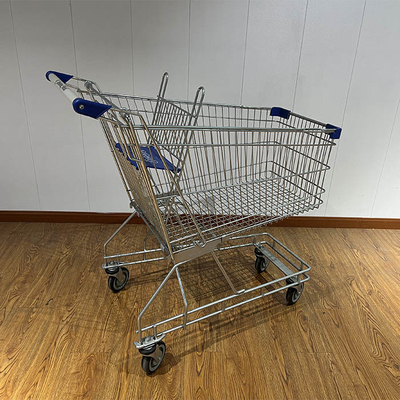 180L Australian Type Regular Various Supermarket Trolley Best-selling with Gray Plastic and 5'' Wheels