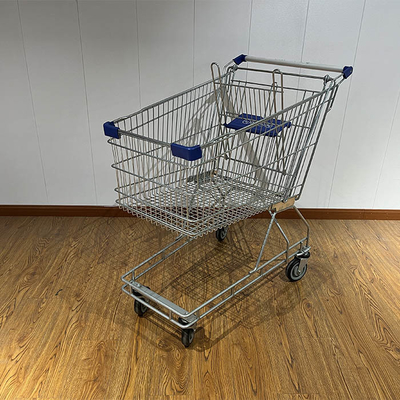 180L Australian Type Regular Various Supermarket Trolley Best-selling with Gray Plastic and 5'' Wheels