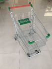 China Professional 125 Liter Wire Grocery Cart With Wire Mesh Base Grid , ROHS company