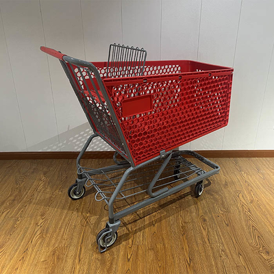 comprar 180L Supermercado de plástico Hypermercado de compras de mano del carrito online manufacture