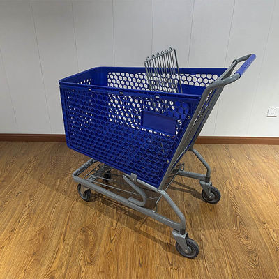 Buy 165L Hot Selling Durable America Style China Plastic Shopping Carts online manufacture
