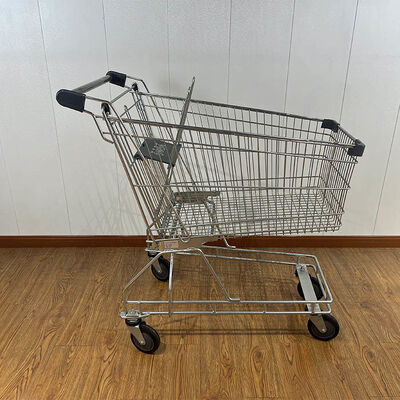 buy Factory Whosale Australian Style Supermarket Shopping Trolley Hand Push Cart online manufacture