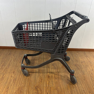 Buy 130L European Style Plastic Supermarket Hypermarket Shopping Trolley online manufacture