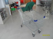 China 210L Baby Capsule Anti Theft Wire Grocery Pull Carts With Zinc Plating company