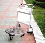 China Lightweight Stainless Steel Airport Luggage Trolley Zinc Plating With Transparent Powder Coating company