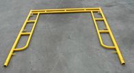 China Yellow Coated Low Carbon Walk Through Scaffolding Frames American Design 5x5 company