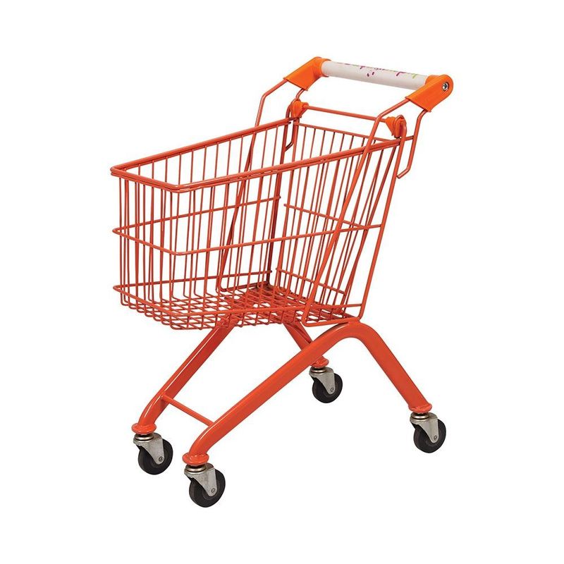 CE 20L Metal Kids Shopping Cart Zinc Metal Kids Grocery Cart
