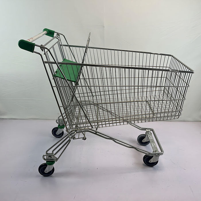 Q195 210L Russian Trolley Asian Standared Type Supermarket Shopping Cart Grocery Shopping Trolley