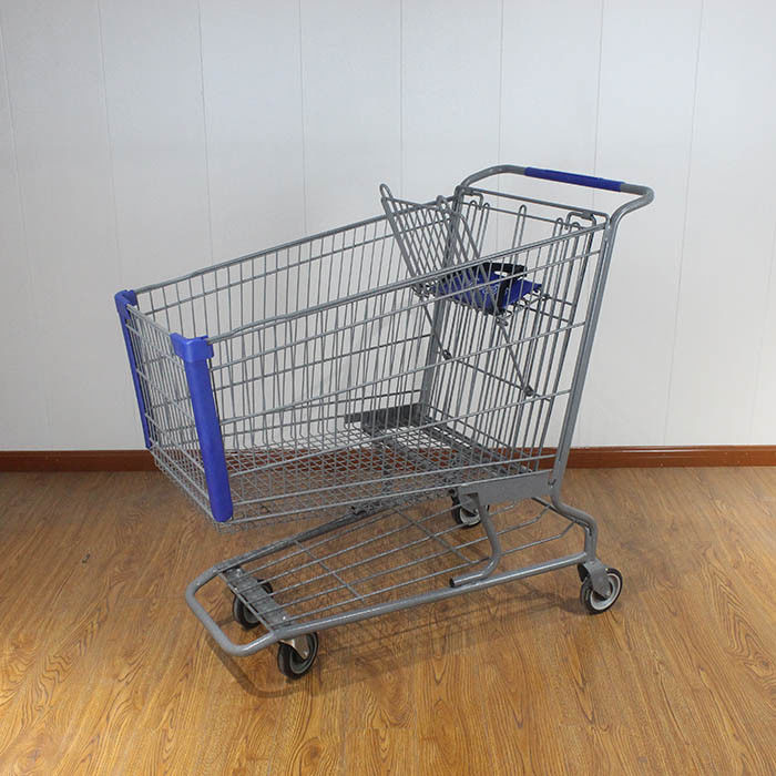 240L Convenience Store China Grocery Carts American style Supermarket Shopping Trolley