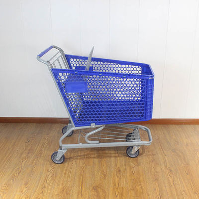 165L Hot Selling Durable America Style China Plastic Shopping Carts