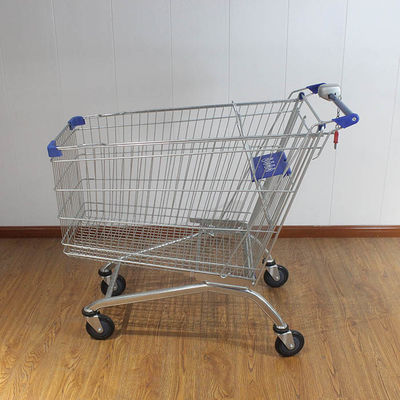 240L Convenience Store Galvanized European Market Supermarket Shopping Trolley