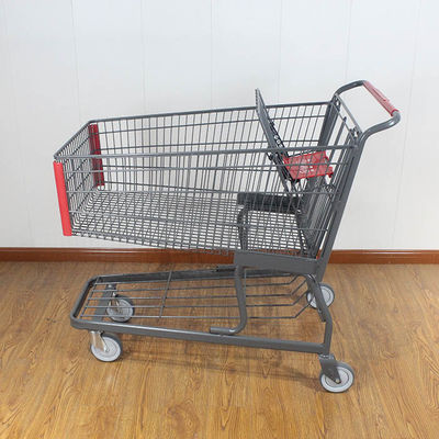 180L General store Supermarket Trolleys American style Supermarket Shopping Trolley