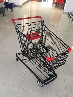 China 125 L Supermarket Shopping Trolley With 4 Swivel Flat Casters , 941 X 562 X 1001mm factory