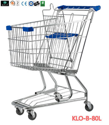 China American Style Elderly / Disabled Shopping Trolley , Metal Supermarket Carts factory
