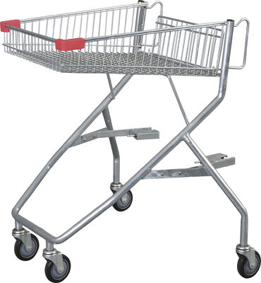 China 80L -  120L Lower Metal Basket Disabled Shopping Trolley For Wheel Chairs factory
